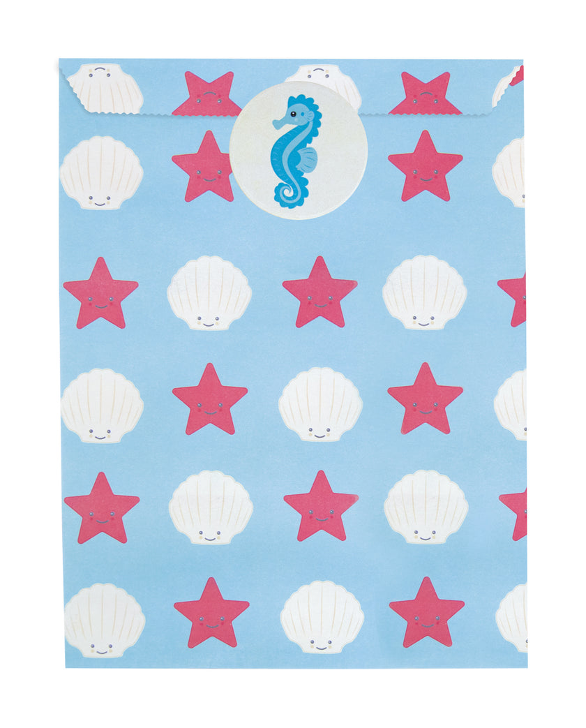 SET 8 INVITATIONS UNDER THE SEA