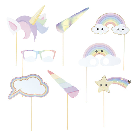 PHOTOBOOTH BABY LICORNE 8PCS