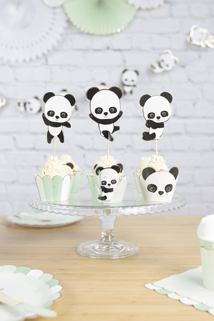 SET DE 3 CAKE TOPPERS BABY PANDA