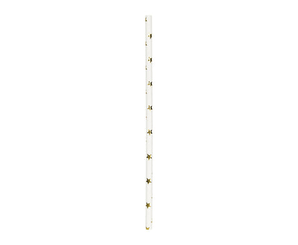 SET 10 PAILLES BLANCHES BABY SWAN