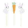 SET DE 3 CAKE TOPPERS LAPINOU