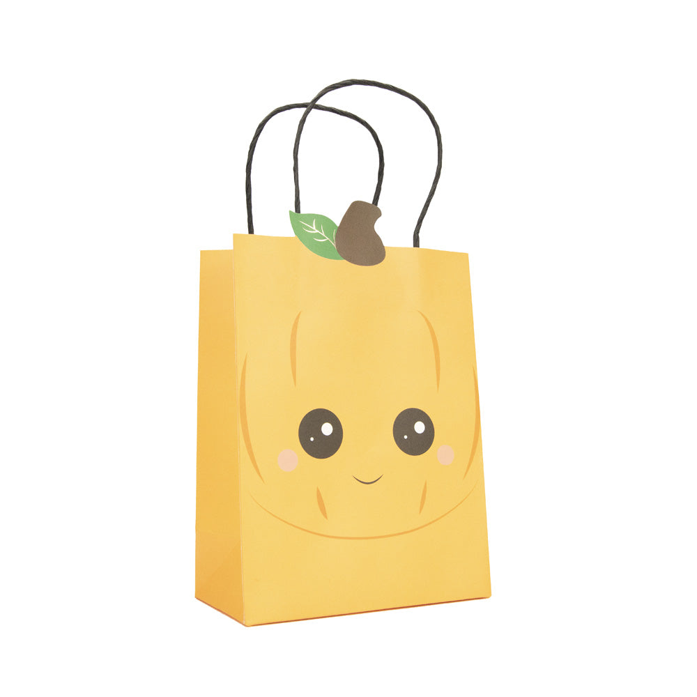 SACS PAPIER CHASSE AUX BONBONS SWEETY PUMPKIN X 4