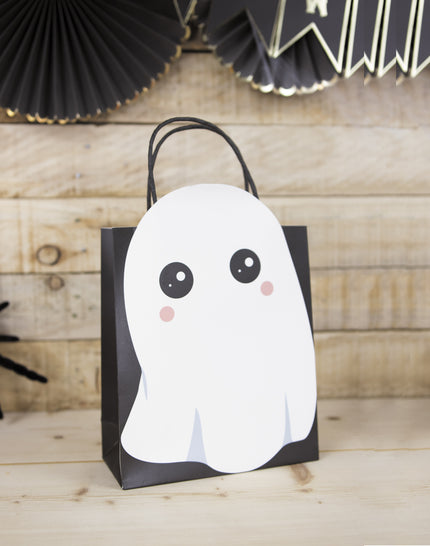 SACS  PAPIER CHASSE AUX BONBONS SWEETY GHOST X 4