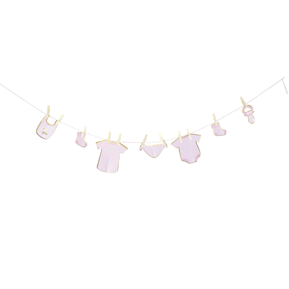 GUIRLANDE BABY GIRL DIY