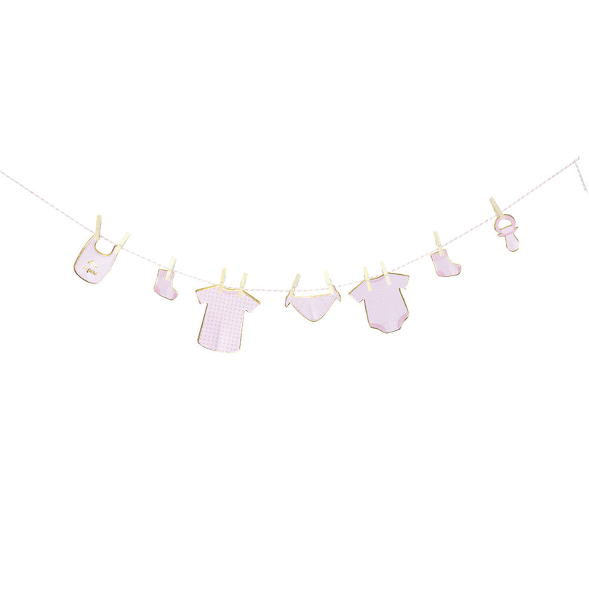 GUIRLANDE BABY GIRL DIY