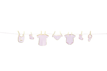 GUIRLANDE BABY GIRL DIY