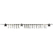 GUIRLANDE LETTRES NOIRES ET OR JOYEUX ANNIVERSAIRE 1.60M