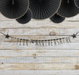 GUIRLANDE LETTRES NOIRES ET OR JOYEUX ANNIVERSAIRE 1.60M