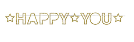 GUIRLANDE HAPPY YOU GLITTER 1.80 M