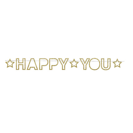 GUIRLANDE HAPPY YOU GLITTER 1.80 M