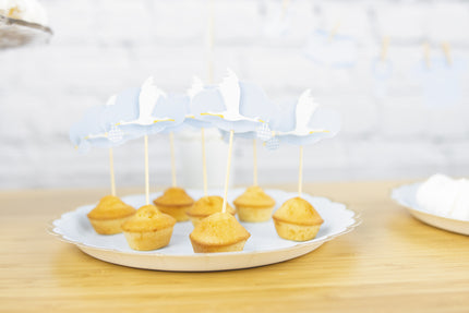 PICS A COCKTAIL ROSE OU CHOU BLEU X10