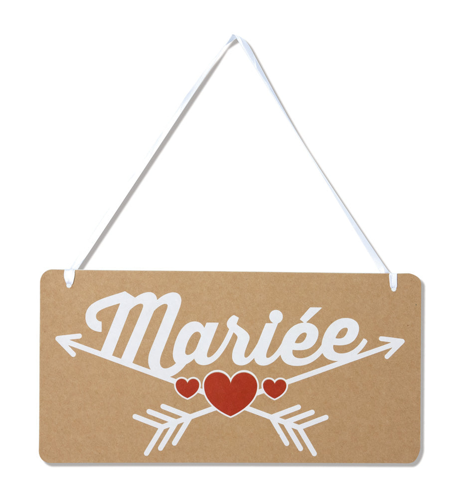 PANCARTE CHAISE DE LA MARIEE 30CM