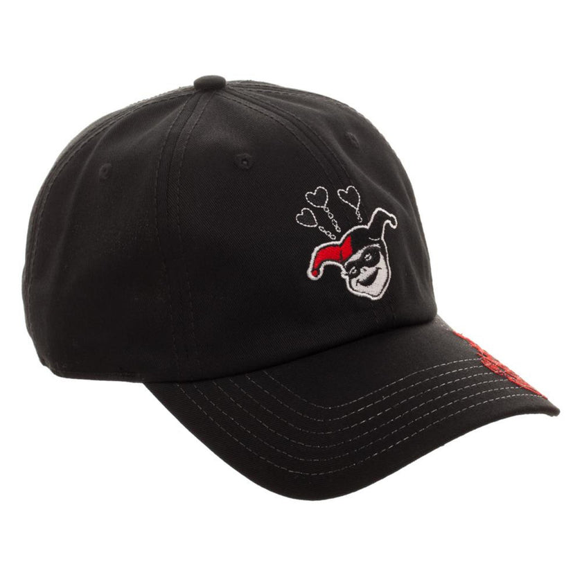 Casquette Harley Quinn noire