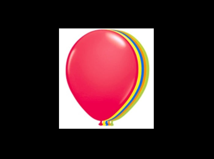 lot de 10 ballons multicolores neon fluo 23cm