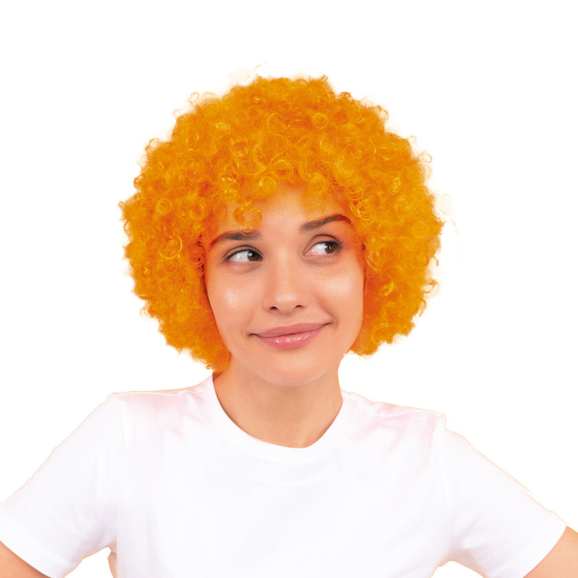 PERRUQUE POP ORANGE