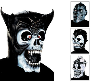 masque latex crâne guerrier mix adulte