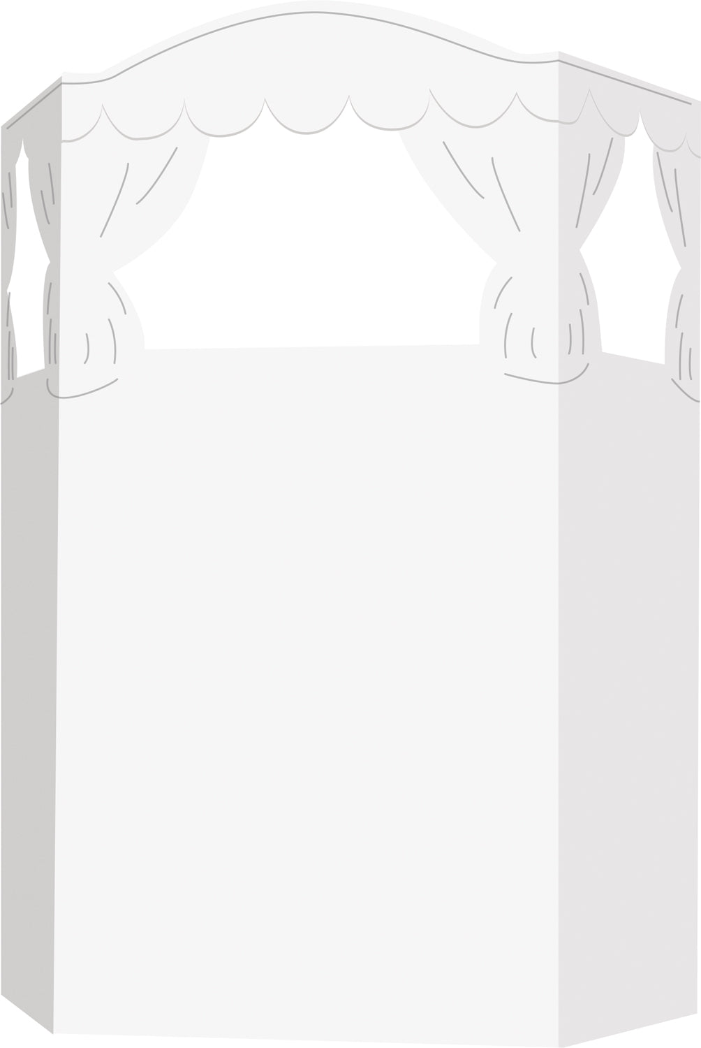 THEATRE A DECORER EN CARTON RECYCLE