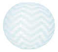 LANTERNE CHEVRONS BLEUS 35CM