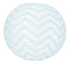 LANTERNE CHEVRONS BLEUS 35CM