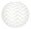 LANTERNE CHEVRONS GRIS 35CM