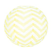 LANTERNE CHEVRONS JAUNE 35CM