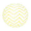 LANTERNE CHEVRONS JAUNE 35CM