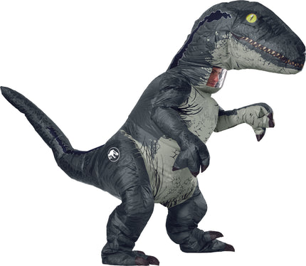 Déguisement dinosaure Vélociraptor Blue gonflable adulte - Jurassic World