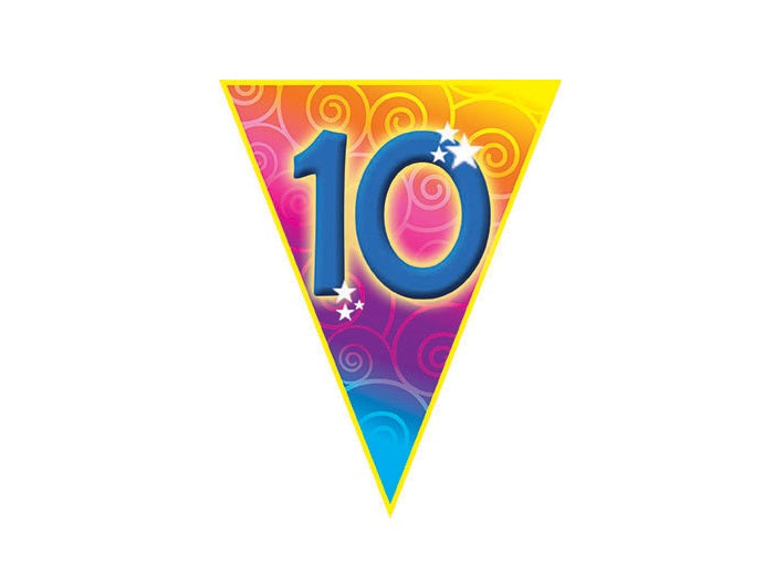 guirlande 10 fanions 10 5m