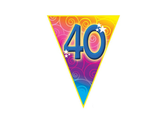 guirlande 10 fanions 40 5m