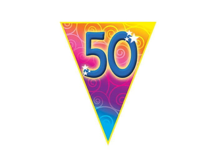 guirlande 10 fanions 50 5m