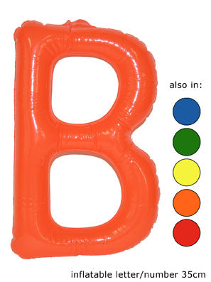 ''b'' lettre gonflable 35cm