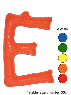 ''e'' lettre gonflable 35cm