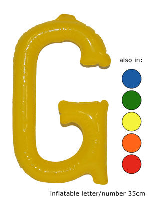 ''g'' lettre gonflable 35cm