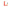 ''l'' lettre gonflable 35cm