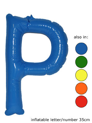 ''p'' lettre gonflable 35cm