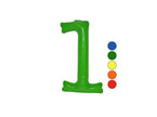 ''1'' chiffre gonflable 35cm