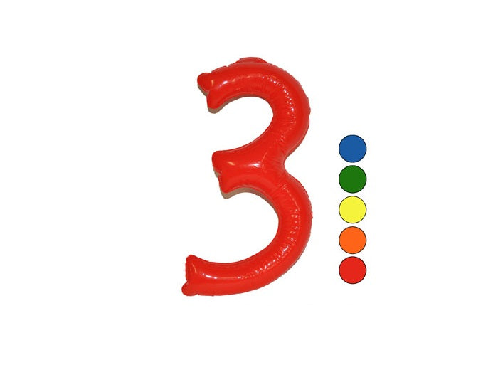 ''3'' chiffre gonflable 35cm