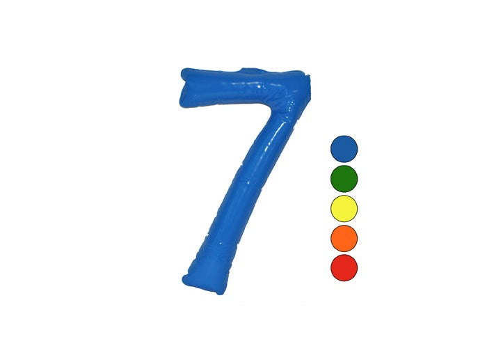 ''7'' chiffre gonflable 35cm