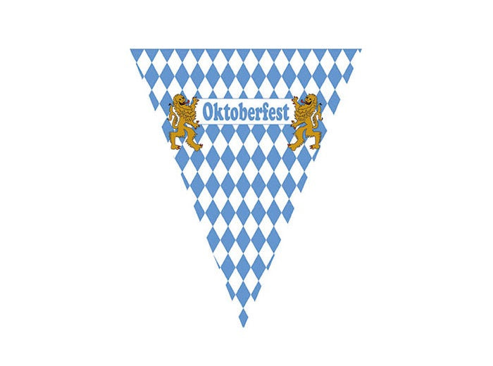 guirlande 10 fanions oktoberfest 5m