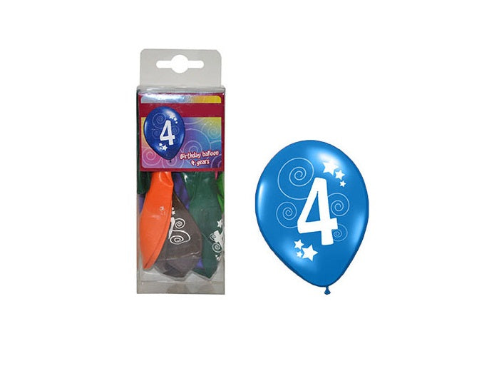 lot de 12 ballons 4 30cm