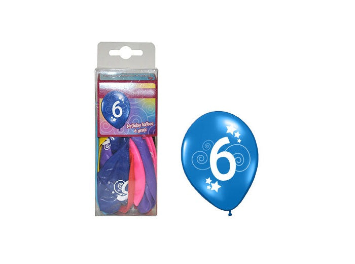 lot de 12 ballons 6 30cm