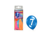 lot de 12 ballons 7 30cm