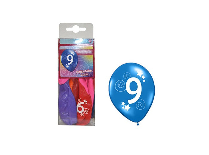 lot de 12 ballons 9 30cm
