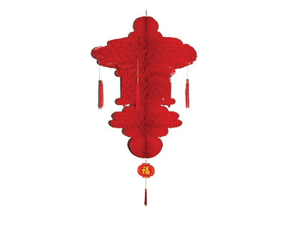 lanterne chinoise rouge 90x60cm