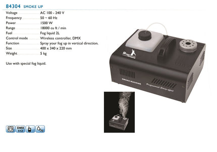 machine à fumée smoke up 1500