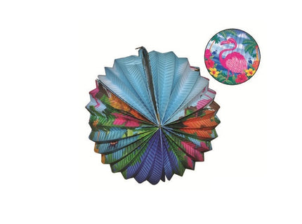 lampion flamant rose 24cm
