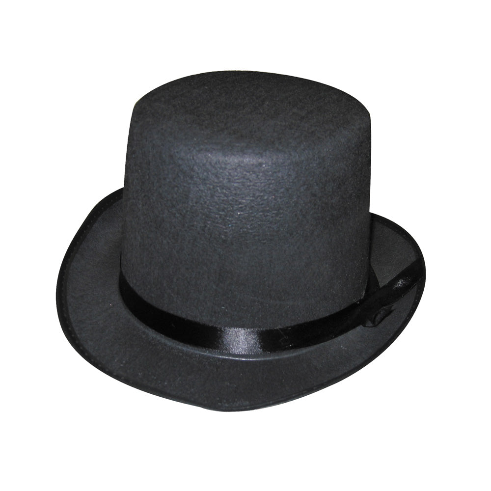 CHAPEAU GIBUS FEUTRE NOIR