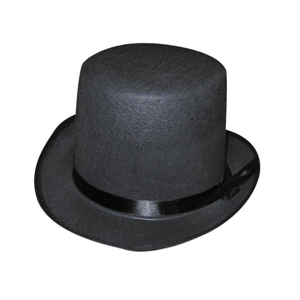 CHAPEAU GIBUS FEUTRE NOIR