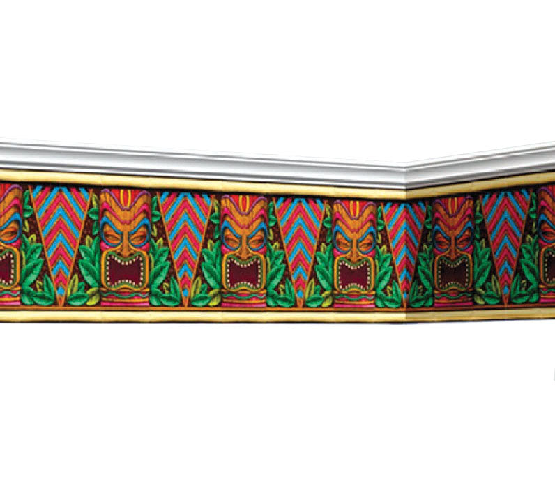frise murale en plastique luau 30cm x 7m62