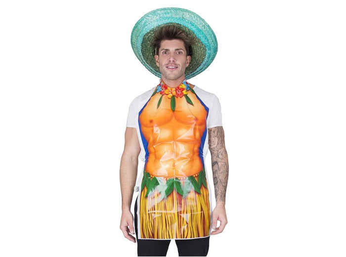 tablier tahiti hawai torse homme 90x41cm